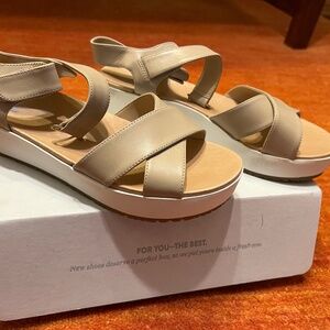 Dr Scholl's Frills Leather Sandals